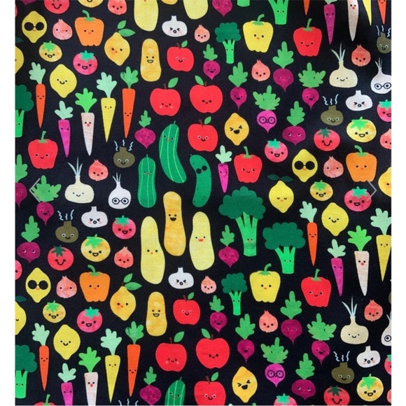 Retrolicious | Fruits and Veggies Vintage Inspired Fit & Flare Dress | Large - Picture 10 of 14